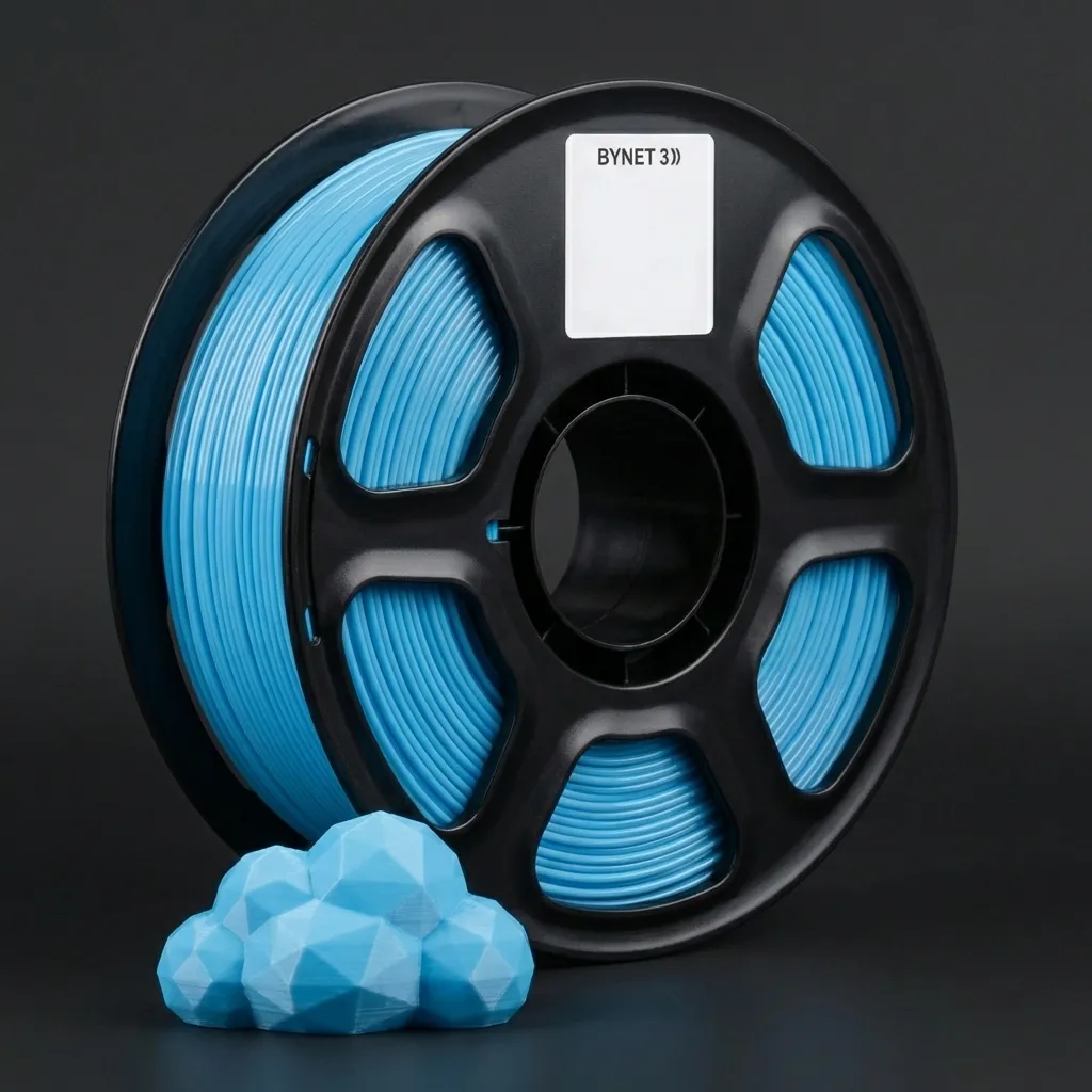 Пластик для 3D принтера BYNET3D PETG Sky Blue (BN_PETG0_SBL) Небесный — 3D филамент 1.75мм 1кг Bynet3D